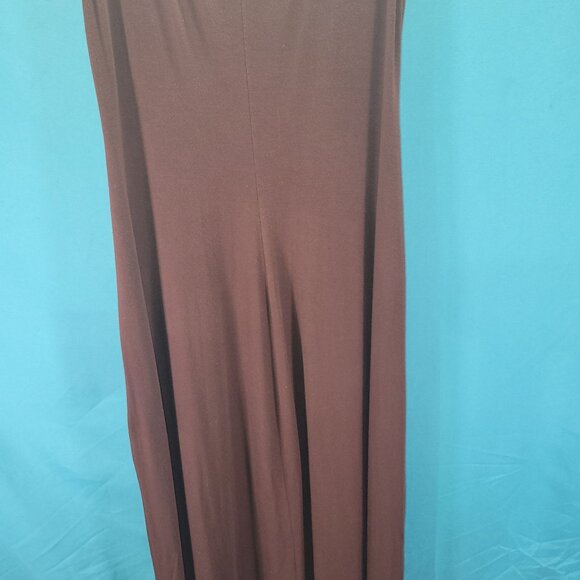Cosabella Womens Brown Sleeveless Maxi Dress Size L Made In Italy - Picture 7 of 8
